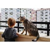Uzman Güvenlik Filesi Balkon Filesi 2,5X11M Çocuk Güvenlik Filesi Çocuk Koruma Filesi Güvenlik Filesi Güvenlik Ağı (Göz Aralıkları 5cm) - Beyaz