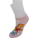 Uzman Iki Çift Çizgi Roman Karakter Baskılı Soket Günlük Kullanım Pembe Renk Çorap Seti - Açık Pembe - 36 - 40