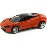 Uzman İthalat Çek Bırak Metal Araba Mclaren 12 cm Turuncu