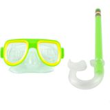 Uzman İthalat Şnorkel Maske Şnorkel Set Yeşil