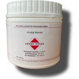 Uzman Kimya Kristal Mentol – Sauna, Hamam ve Aromaterapi – Kavanoz – Gıda ve Kozmetik Hammaddesi / Menthol - 400 g