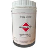 Uzman Kimya Kristal Mentol – Sauna, Hamam ve Aromaterapi – Kavanoz – Gıda ve Kozmetik Hammaddesi / Menthol - 700 gr