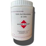 Uzman Kimya Sitrik Asit Monohidrat / Limon Tuzu – Doğal Kireç Çözücü – Temizlik, Kozmetik ve Gıda Kullanımı – Kavanoz – E330 / Citric Acid Monohydrate - 1 kg