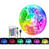 Uzman Toptan Mey Ithalat® Rgb Şerit LED 10 Metre LED Işık Kumanda ile Kontrol Rgb