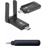 Uzman Toptan Mey Ithalat® Wifi Alıcı Dual Band USB 3.0 Adaptör Kablosuz Windows 7/8/10/11