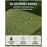 Uzman Toptan Otomatik Kabin Giyinme Çadırı 120X120X190 cm Üst Havalandırma Yan Pencereli Duş & Wc Çadırı