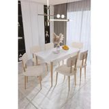 UZMHOME Viva Yemek Odası Takımı Yemek Masası Mutfak Masa Takımı Mutfak Masası