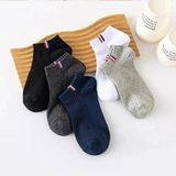 UZN Socks • Erkek/ Ribana Bilek Çorap – 5’li Paket (Siyah/lacivert/antrasit/beyaz/gri) - 36 - 41