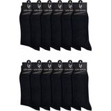 Uzn Socks Erkek Siyah Klasik Çorap 8 Çift – Pamuklu, Terletmeyen, Günlük & Ofis Kullanımına Uygun - 40 - 46 - 01-Siyah