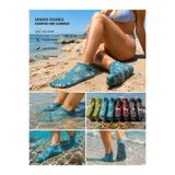 UZN SOCKS Kaydırmaz Deniz ve Havuz Çorabı Dikişsiz 4 Mevsim Unisex Aqua Shoes Plaj Ayakkabısı