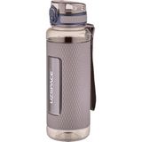 Uzspace 1100ML Silikon Korumalı Kaydırmaz Gövde Tritan Su Matarası - Kahverengi
