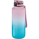 Uzspace 1500ML Mega Boy Soft Touch Çift Renk Motivasyon Tritan Su Matarası