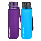 Uzspace 2'li 1000 ml Fiftyfifty Mor - Turkuaz Tritan Matara Seti