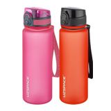 Uzspace 2'li 500 ml FiftyFifty Pembe - Kırmızı Tritan Matara Seti