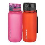 Uzspace 2'li 650 ml Fiftyfifty Pembe - Siyah Tritan Matara Seti