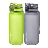Uzspace 2'li 650 ml Fiftyfifty Yeşil - Gri Tritan Matara Seti