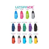 Uzspace 2'li Pipetli 400 ml Fiftyfifty Mavi Yeşil Tritan Matara Seti