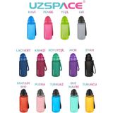 Uzspace 2'li Pipetli 400 ml Fiftyfifty Turuncu Mavi Tritan Matara Seti