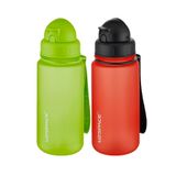Uzspace 2'li Pipetli Tritan Matara Seti 400 ml FiftyFifty Yeşil-FantasyRed