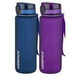 Uzspace 2'li Tritan 800 ml Fiftyfifty Mor - Lacivert Matara Seti
