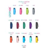Uzspace 2'li Tritan 800 ml Fiftyfifty Turuncu - Pembe Matara Seti