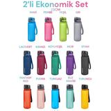 Uzspace 2'Li Tritan Matara Seti 500 Ml 14 Farklı Renk Seçeneği Fiftyfifty -3026Seta