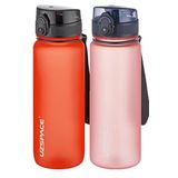 Uzspace 2'li Tritan Matara Seti 800 ml 14 Farklı Renk Seçeneği FiftyFifty FantasyRed-Pudra