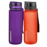 Uzspace 2'li Tritan Matara Seti 800 ml 14 Farklı Renk Seçeneği FiftyFifty Mor-FantasyRed
