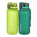 Uzspace 2x650 ml Fiftyfifty Yeşil Koyu Yeşil Tritan Matara Seti