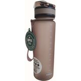 Uzspace 3026 Tritan Matara 500 ml Nuga Kahverengi BPA İçermez Dayanıklı Yapı ile Outdoor Kullanım - NUGA KAHVERENGİ