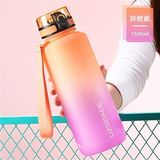 Uzspace 3056 Tritan Matara Turuncu Pembe 1500 Ml. - Mor