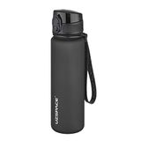 Uzspace 500 ml Tritan Su Matarası 13 farklı Renk Softtouch Siyah