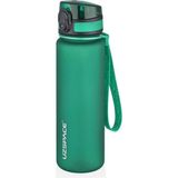 Uzspace 500ML-650ML-800ML-1000ML Klasik Soft-Touch Serisi Askılı Akıtmaz Tritan Su Matarası - 500 ml - Yeşil