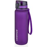 Uzspace 500ML-650ML-800ML-1000ML Klasik Soft-Touch Serisi Askılı Akıtmaz Tritan Su Matarası - 800 ml - Mor