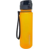 Uzspace 500ML-650ML-800ML-1000ML Yenilenen Renkler Soft-Touch Serisi Askılı Akıtmaz Tritan Su Matarası - 500 ml - Turuncu