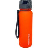 Uzspace 500ML-650ML-800ML-1000ML Yenilenen Renkler Soft-Touch Serisi Askılı Akıtmaz Tritan Su Matarası - 800 ml - Domates Kırmızısı