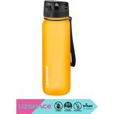 Uzspace 500ML-650ML-800ML-1000ML Yenilenen Renkler Soft-Touch Serisi Askılı Akıtmaz Tritan Su Matarası - 800 ml - Turuncu