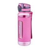 Uzspace 520ML Tritan Su Matarası Silikon Korumalı Kaydırmaz Gövde - Pembe