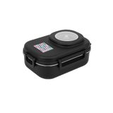 Uzspace 600 ml Çorba Kaseli-Çelik Kaşık Çatallı Paslanmaz Çelik Bento Lunch Box Yeni Nesil Sefer TASI-FFLBOX8021600 - Siyah