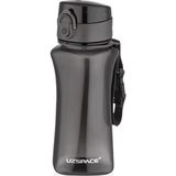 Uzspace 6005 Sheaker Kokteyl Karıştıcılı Tritan Su Matarası 350 ml Siyah