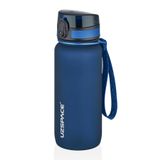 UZSPACE 650 ml Tritan Su Matarası 14 Farklı Renk Softtouch Lacinanert, Lacivert