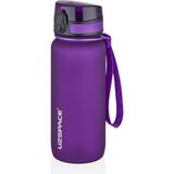 Uzspace 650 ml Tritan Su Matarası 14 Farklı Renk Softtouch - Mor