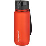 Uzspace 650 ml Tritan Su Matarası 14 Farklı Renk Softtouch - Red