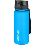 Uzspace 650 ml Tritan Su Matarası 14 Farklı Renk Softtouch - Turkuaz
