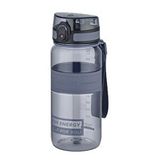 Uzspace 650ml Yeni Koleksiyon Standart Boy Silikon Gövde Tritan Su Matarası Bpa Yok Koku Yok Gri