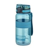 Uzspace 650ml Yeni Koleksiyon Standart Boy Silikon Gövde Tritan Su Matarası Bpa Yok Koku Yok Turkuaz