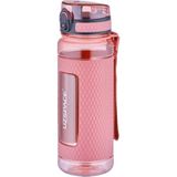 Uzspace 800ML -Büyük Boy- Tritan Su Matarası Silikon Korumalı Kaydırmaz Gövde - Açık Pembe