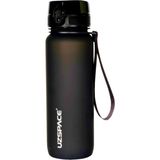 Uzspace 800ml -Yeni Ebat-Boy 25 cm-Tritan Su Matarası Bpa Koku Sızdırma Yok SİYAH