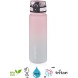 Uzspace Colorful Tritan Matara New Design- 500 Ml. - Pembe - Gri