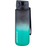 Uzspace FiftyFifty 1000ml BÜYÜK BOY Çift Renk Softtouch FF Collection Tritan Su Matarası